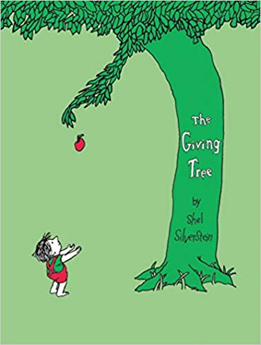 the giving tree, children's book cover