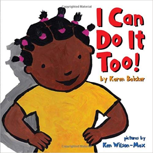 I can do it too! Children's board book book cover