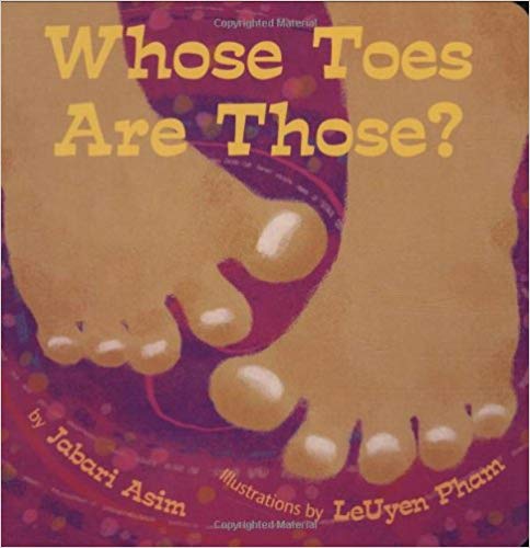 whose toes are those? board book cover