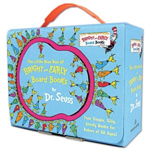 the little blue box of bright and early board books by dr. seuss