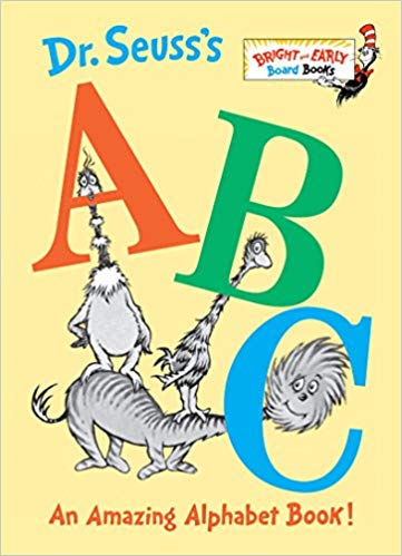 dr. seuss's abc, an amazing alphabet book, book cover