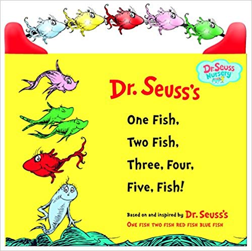 dr. seuss's one fish two fish three, four, five, fish!