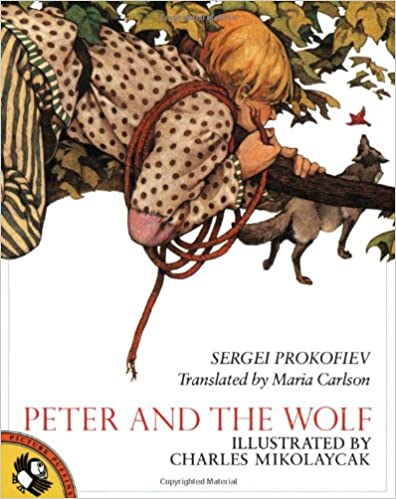 peter and the wolf musical book for toddlers and small children