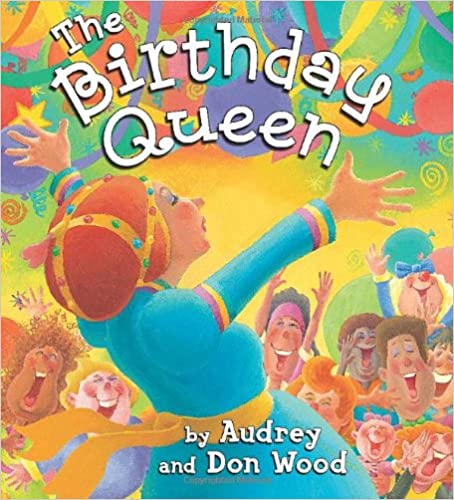 the birthday queen, children's book cover