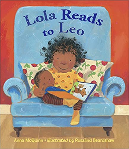 lola reads to leo childrens book for new big sisters