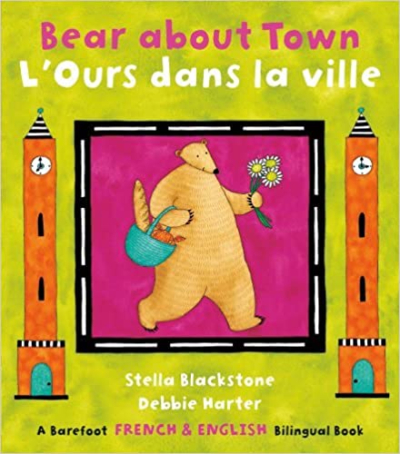 bear about town french children's book