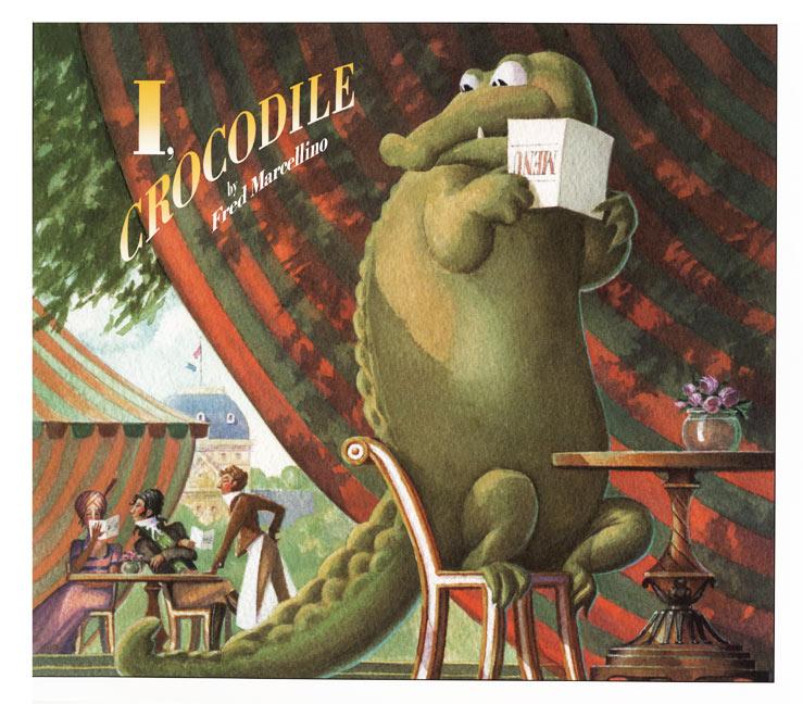 i, crocodile french children's book