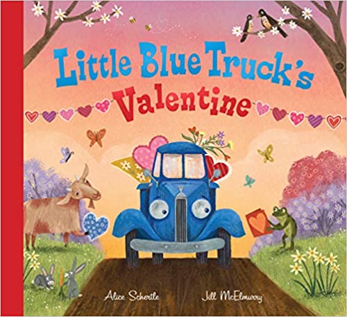 little blue truck's valentine, valentine's day books for babies