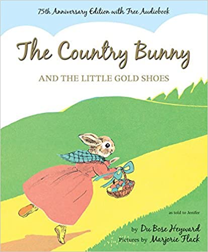 the country bunny and the little gold shoes children's book cover