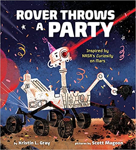 rover throws a party children's space book