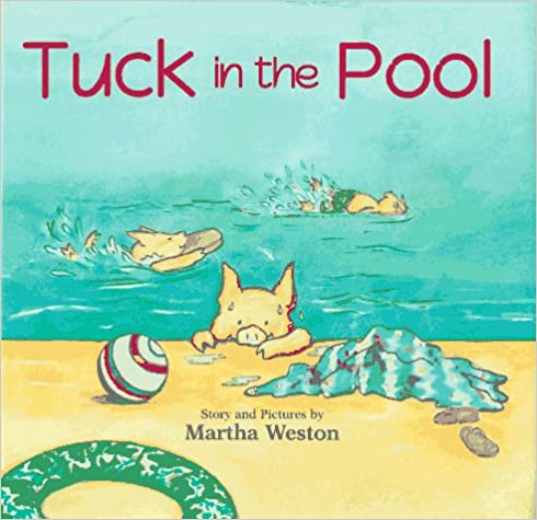 tuck in the pool children's book